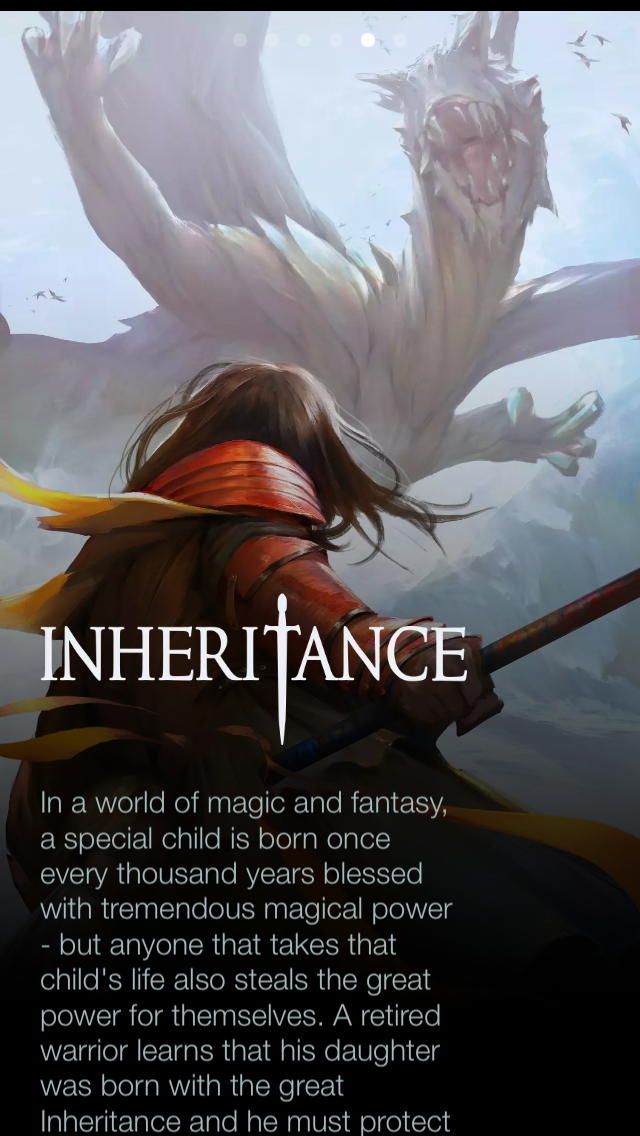Inheritance is one of their fantasy offerings and its art is both beautiful and immersive.